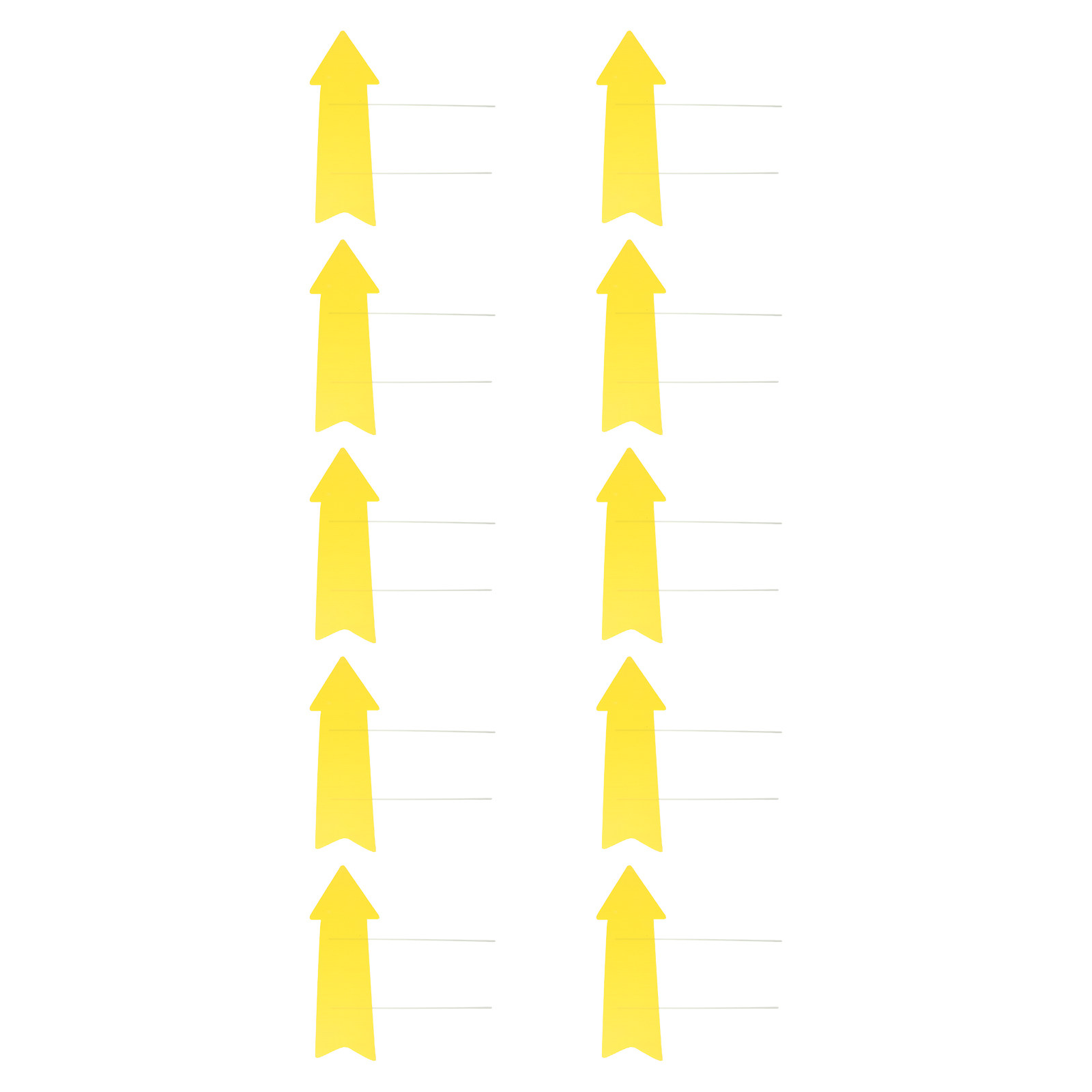 Yard Sign Blank - 10 szt. Puste tabliczki w kształcie