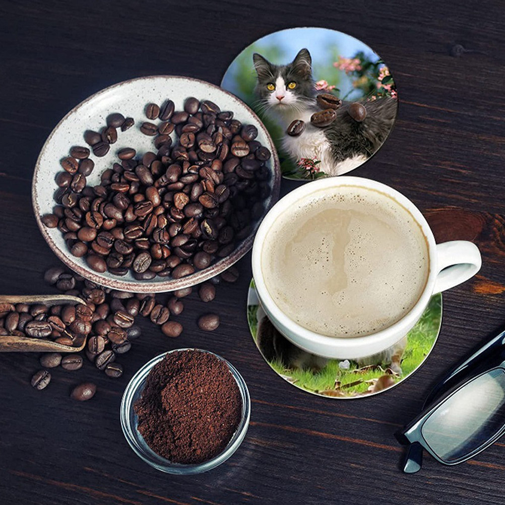 50 szt. Okrągłe podkładki term – Coaster Sublimation Blank recenzja i cena