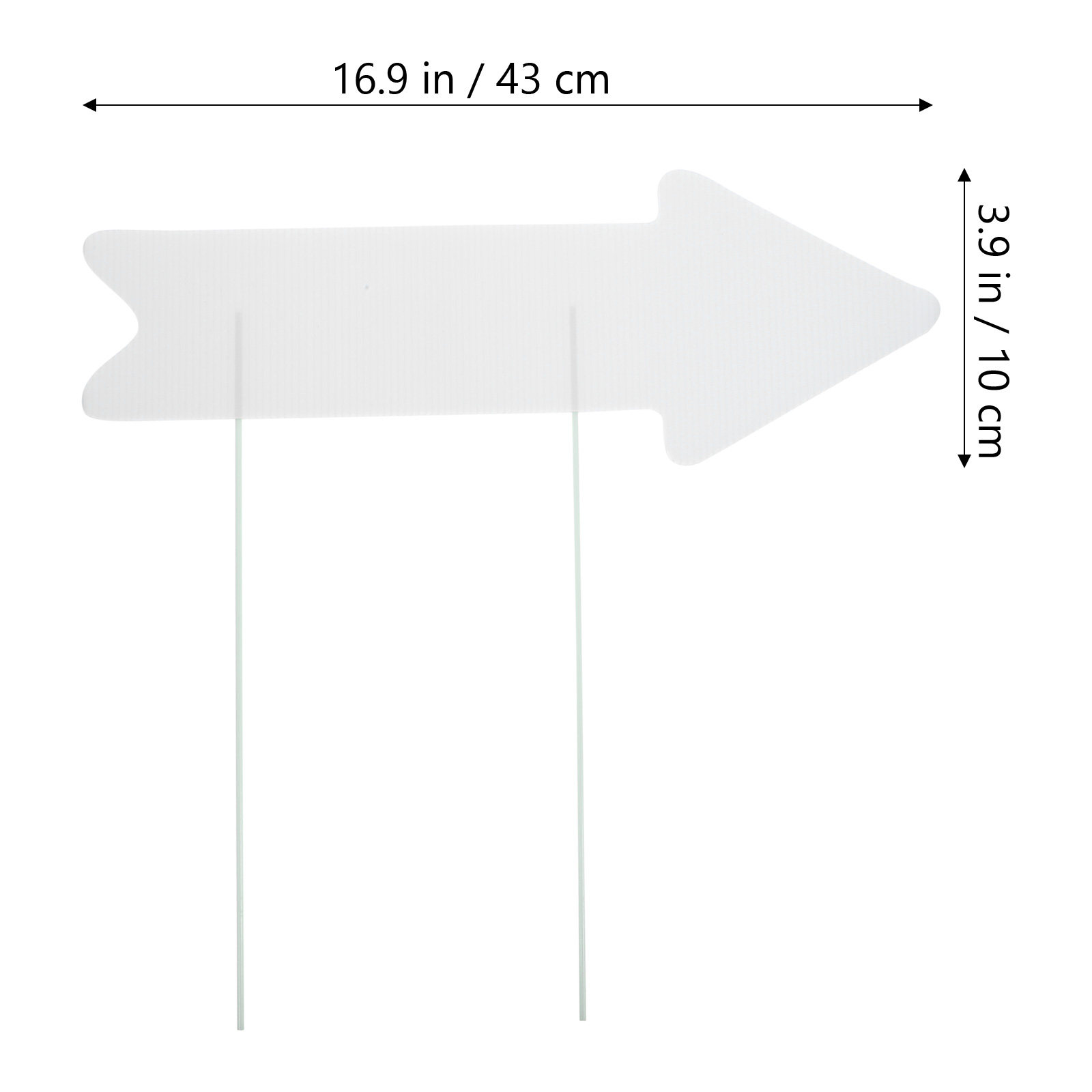5 sztuk pustych, plastikowych  – Yard Sign Blank recenzja i cena