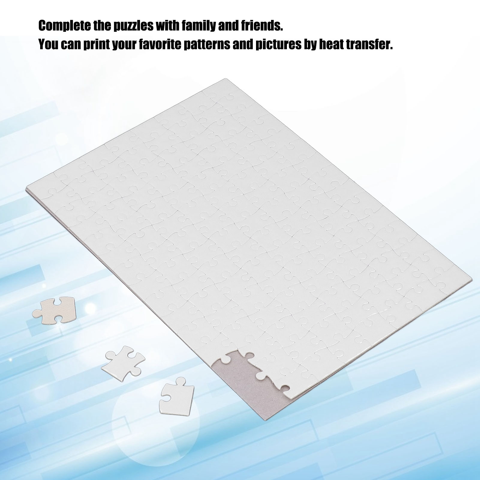 Zestaw do drukowania puzzli, 1 – Puzzle Blank White recenzja i cena